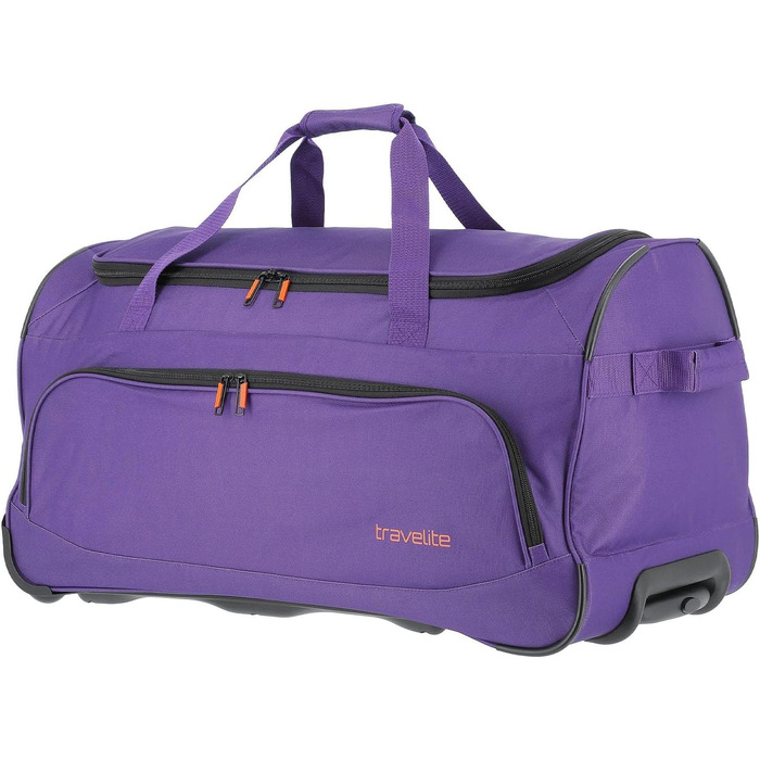 Дорожня сумка на колесах Travelite Basics Fresh L, 89 л, лілова, 71 см