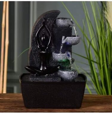 Декоративний внутрішній фонтан Zen Light Kaskade 4 рівня, 25 см