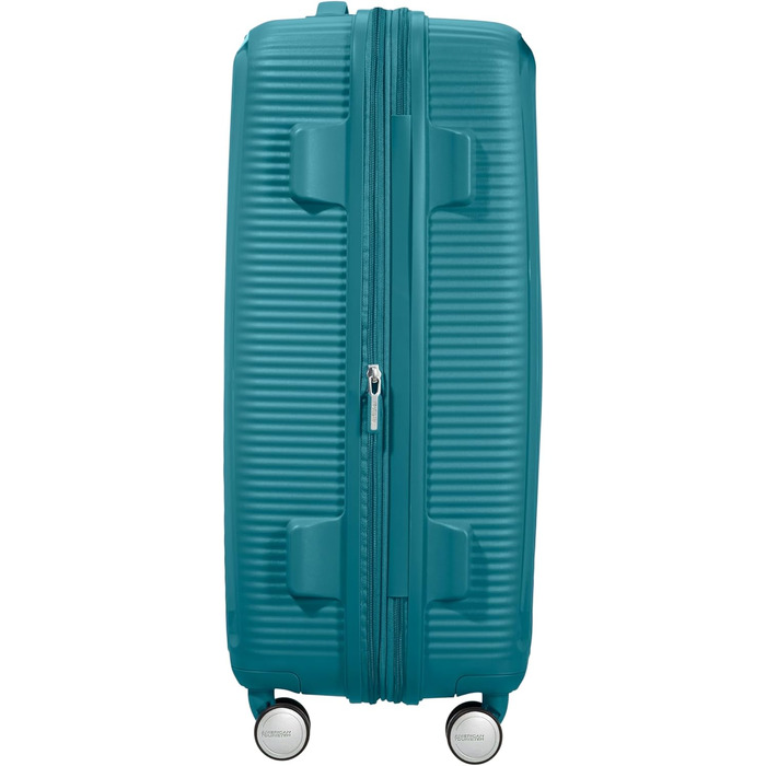 Валіза American Tourister Soundbox Spinner M, розширена, 67 см, 71.5/81 л, колір Jade Green