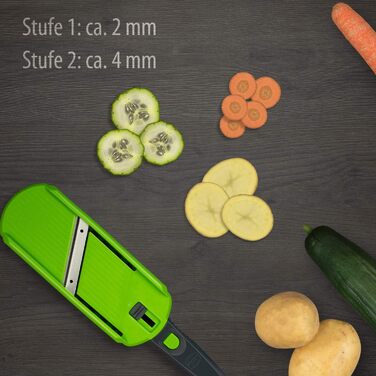 Овочерізка Börner Multi Dicer + Slicer 4-в-1, 5 насадок, для нарізки кубиками, соломкою, скибочками, кухонний набір, зелена