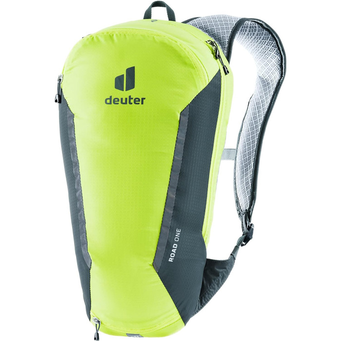 Велосипедний рюкзак deuter Road One 5 л, для шосейного велосипеда, колір цитрус-графіт