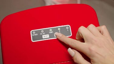 Льодогенератор Salco Coca-Cola, 12 кг, тихий, LED-дисплей, 2 розміри кубиків льоду, ідеально для вечірок і днів народження