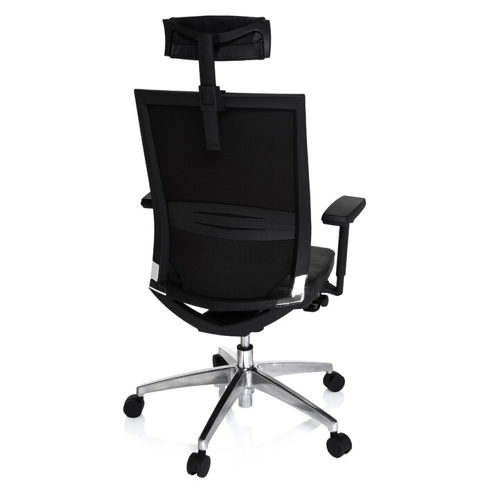 Офісне крісло / Крісло керівника PORTO MAX HIGH Leather Black HJH OFFICE