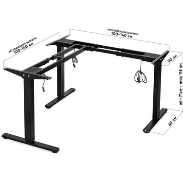 Каркас Mealux Powerframe Trio Black (арт. BS-30 Black)