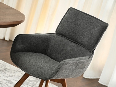 Стілець Mebel-Partner, тканина, сірий, 1 шт.