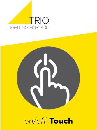 Настільна лампа Trio Joost II, матовий нікель, біле опалове скло, сенсорне керування, без лампочки E27