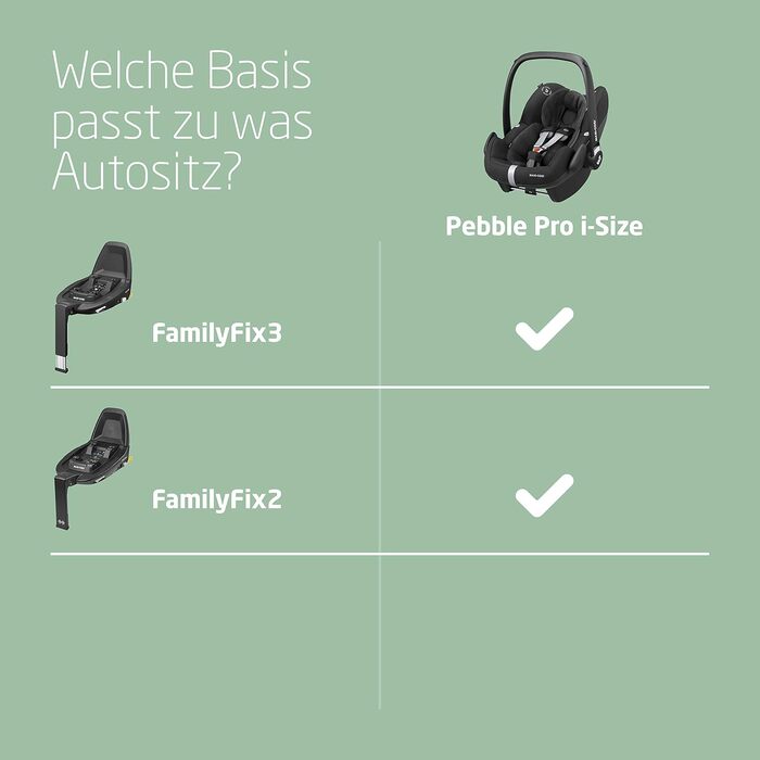 Автокрісло для новонароджених Maxi-Cosi Pebble Pro i-Size (0-12 місяців, 45-75 см), Essential Black