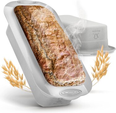 Силіконова форма для випікання хліба Backefix 23 см, кексова форма для 750 г, універсальна кексова та хлібна форма, екологічна, оригінал