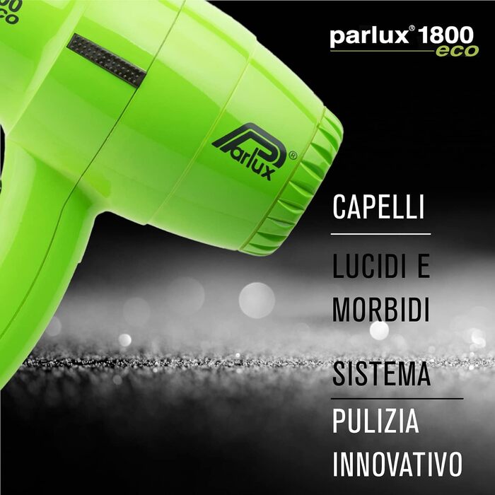 Професійний фен Parlux 1800, зелений