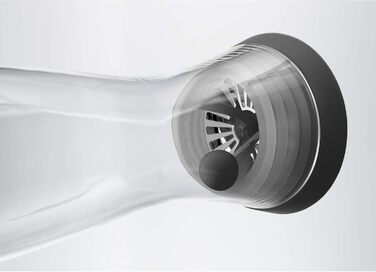 Скляна карафа для води WMF Basic, 1 літр з кришкою, Silikondeckel, CloseUp-Verschluss