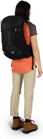 Рюкзак Osprey Hikelite 28 л чорний M-L для туризму
