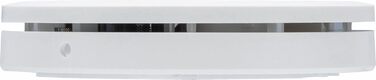 Датчик диму ABUS RWM160 з батареєю на 10 років - сертифікований Q-Label та DIN EN 14604 - приглушене світло вночі - білий (упаковка 5 шт.)