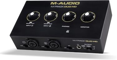 M-Audio M-Track Duo - USB аудіоінтерфейс для запису, стрімінгу та подкастингу (2 XLR/Line входи, 192kHz, USB-C)