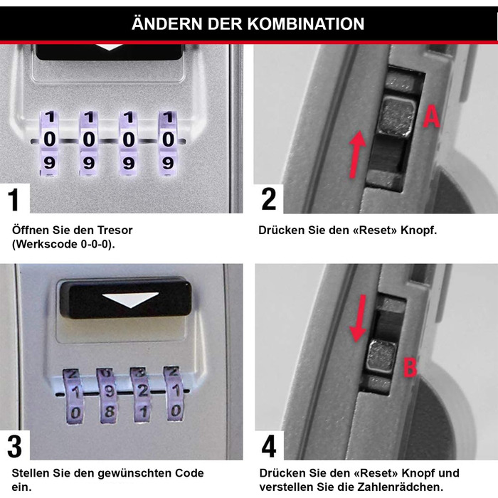 Сейф для ключів Master Lock з підсвічуванням кодових коліс, настінний вуличний ключ-бокс (12.6 x 7.2 x 5.2 см)