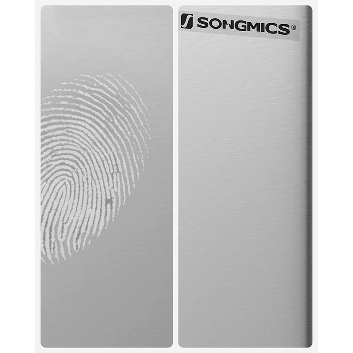 Смітник для кухні SONGMICS 2×20 л з педаллю, подвійний відсік, металевий корпус, пластикові контейнери, м'яке закриття, антипахова прокладка, сріблястий