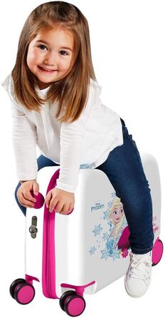 Дитяча валіза Disney Sparkle Like Magic, 55 см, рожева, багатоколірна