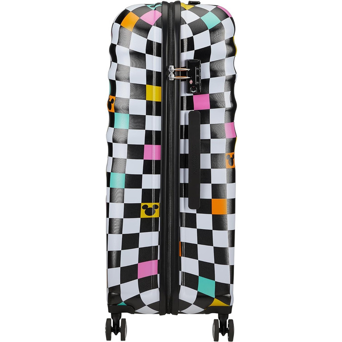 Валіза American Tourister Wavebreaker Disney Mickey Check 77 см, 96 л, багатокольорова, спінер