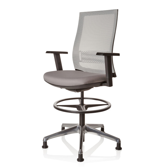 Робоче крісло / стійка стілець TOP WORK 99 Mesh Grey hjh OFFICE