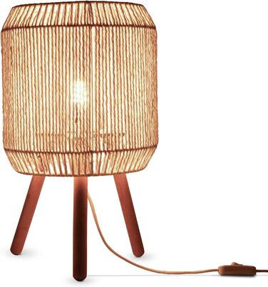 Настільна лампа Paco Home Boho з абажуром, біла, для спальні, робочого столу, декор, E27, тип 5