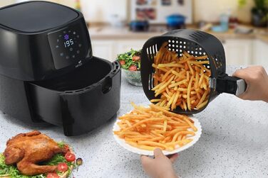 Багатофункціональна аерофритюрниця SENYA 4,5 л, 1400 Вт, 7 програм