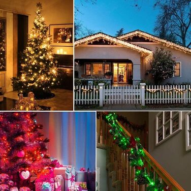 Гірлянда StarryEver 120 LED, 12 м, 16 кольорів, 132 режими, мідний дріт, для кімнати, балкона, вечірки, декор, електрична, диммована