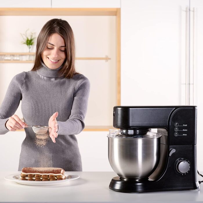Блендер BLACK+DECKER BXJBA350E, 1,5 л, імпульсний режим, 4 леза з нержавіючої сталі, знімна пластикова чаша, легке очищення, сірий