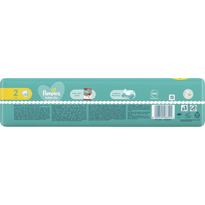 Підгузки-трусики Pampers Baby-Dry, розмір 6 (від 15 кг), 28 шт.