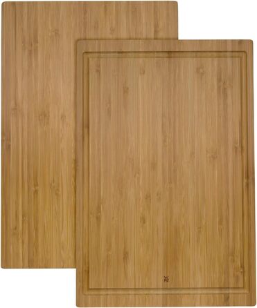 Масивна обрізна дошка для кухні WMF з дерева акації, 40 x 32 x 4 см, захист ножів, гумові ніжки