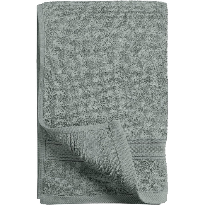 Рушники Utopia Towels з бавовни, набір 6 шт, 100% бавовна, ультрам'які та дуже всмоктуючі, 41x71 см, сірі