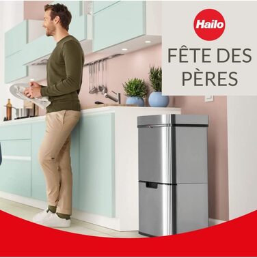 Смітник для кухні Hailo Öko Flex, пластик, білий, універсальний розмір