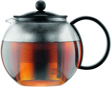 Заварник для чаю Bodum Assam з фільтром із нержавіючої сталі, 0.5 л, чорний