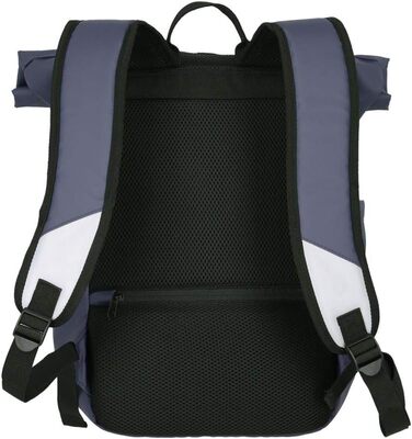 Рюкзак travelite Rolltop 19 л водонепроникний для велосипеда та міста, з відбивачами, синій (марін)
