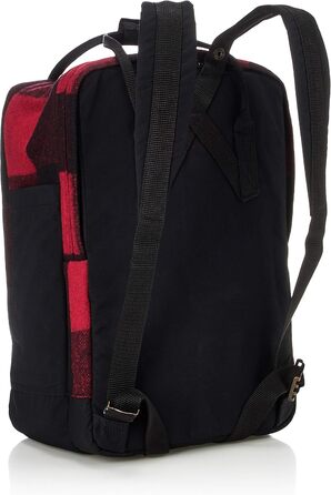 Рюкзак Fjällräven Kånken Re-Wool для ноутбука 15'' унісекс, червоний/чорний, 40x28x16 см