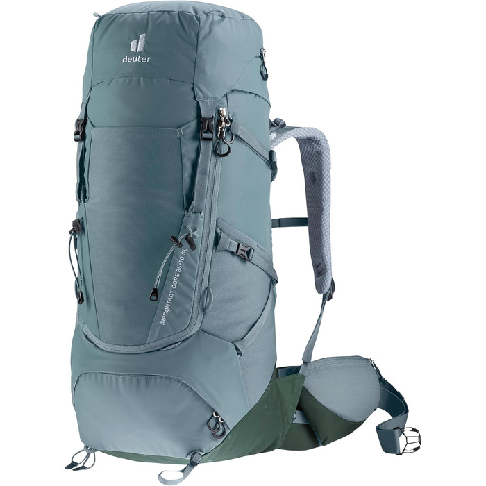 Жіночий трекінговий рюкзак Deuter Aircontact Core 45+10 SL, 45+10 л, shale-ivy, модель 2024