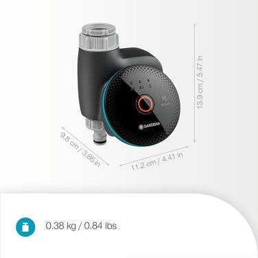 Gardena Smart Water Control 19033-20: Автоматичний полив для саду, інтеграція з розумним домом, захист від заморозків