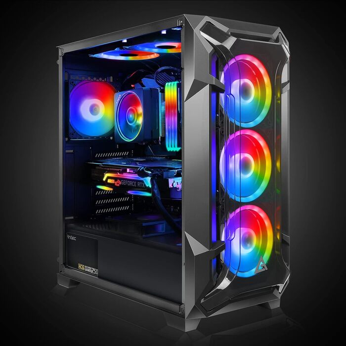 Корпус для ПК Antec DF600 Flux Midi Tower чорний