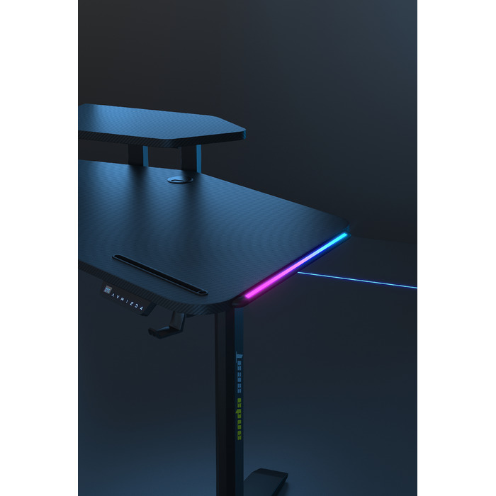 Комп’ютерний стіл з електрорегулюванням висоти Anda Seat Shadow Warrior Black