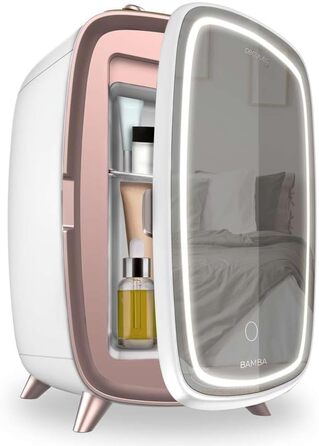 Міні-холодильник для косметики Cecotec Bamba CoolingBeauty 6000 Mirror, 6 л, дзеркало, LED-підсвічування, охолодження до 10°C