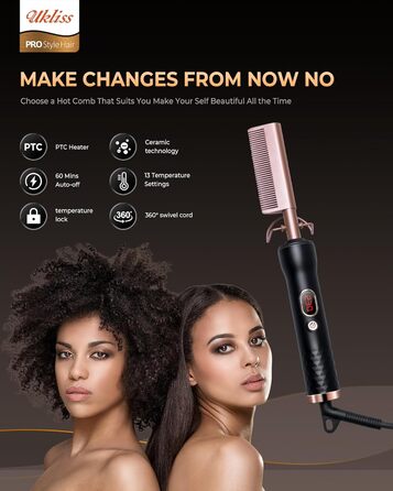 Мультистайлер для волосся 6 в 1 Airstyler, 1400 Вт, іонізація, автоматичний локон, професійна гаряча щітка, випрямляч і фен