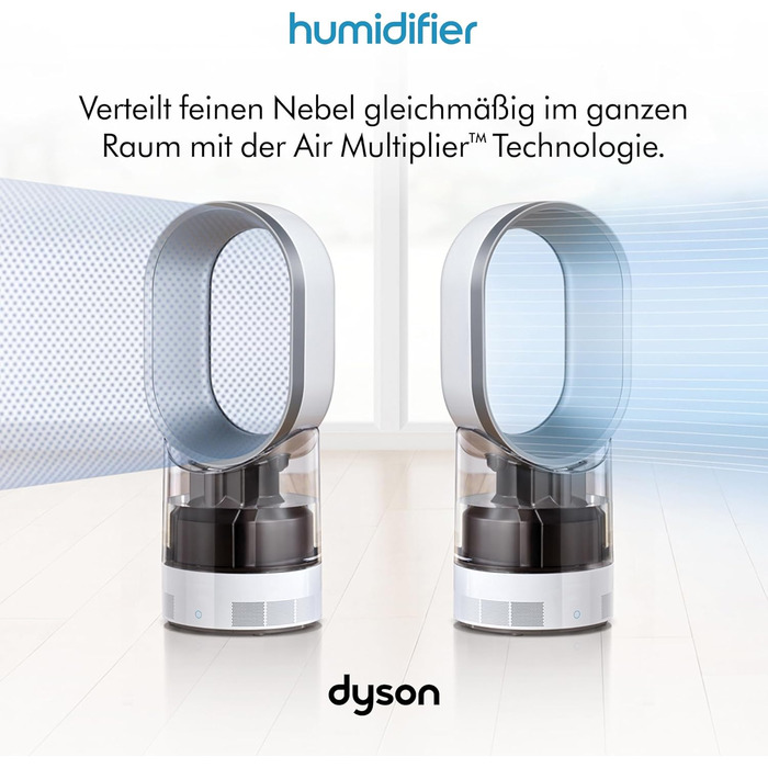 Вентилятор без лопатей Dyson Cool AM07: Потужний, тихий, з пультом та обертанням 70°