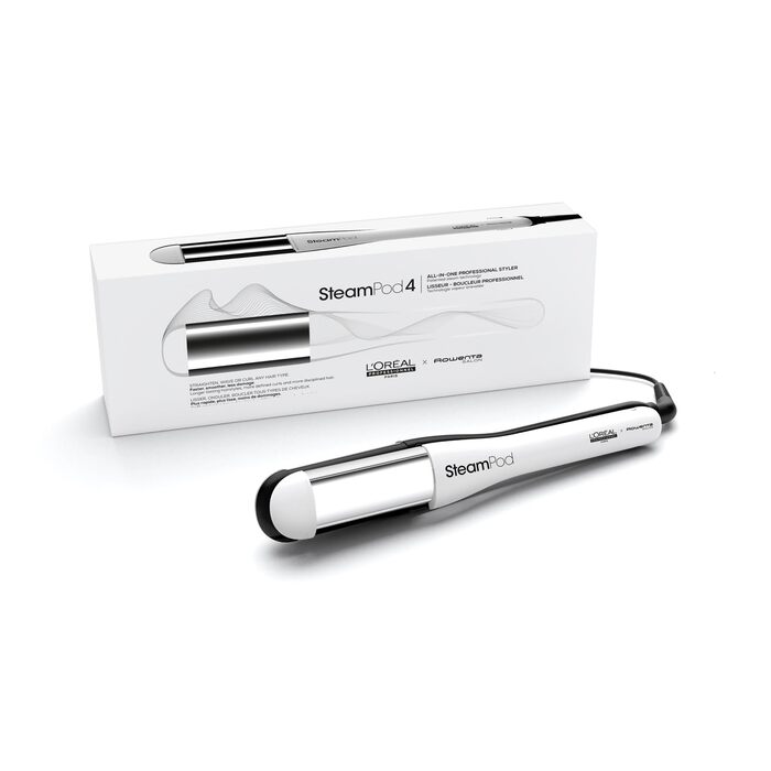 L'Oréal Professionnel SteamPod 4 професійний паровий стайлер для волосся з паровою технологією, для всіх типів волосся, вирівнює та створює локони