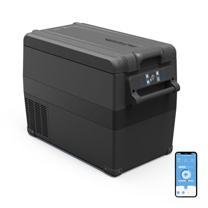 Автомобільний компресорний холодильник Alpicool NCF45 40L (-20°C до +20°C) для авто, кемпінгу, вантажівок, човнів - Чорний