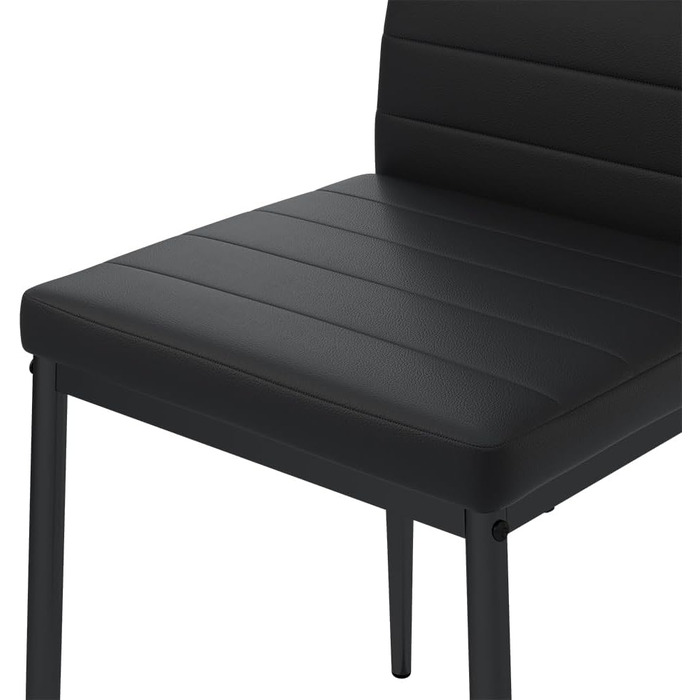 Дитячий комплект меблів Vicco Grand: лавка та стілець, чорний, 3 предмети, 85x46.5 см