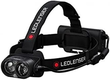 Налобний ліхтар Ledlenser H19R Core 3500 люменів з акумулятором, червоним світлом, водонепроникний IP67 + кемпінговий ліхтар Ledlenser ML4 Warm Light, акумуляторний, 300 люменів, комплект