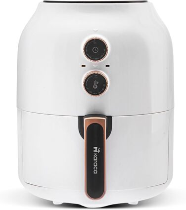 Аерофритюрниця Karaca Multifry 3,5 л 1350 Вт біла, енергозберігаюча, легке очищення, здорова смаження, аерофрайєр