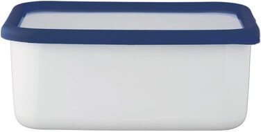 Емальований контейнер HoneyWare CLASSIC LINE з кришкою, 1,9 л, термостійкий до 400°C, підходить для плити, духовки, гриля та зберігання їжі