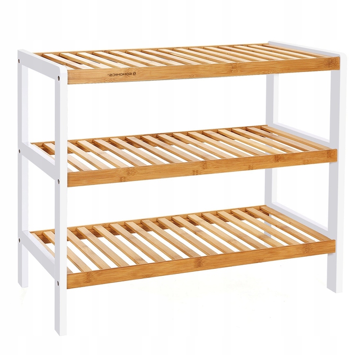 Полічка для взуття Songmics, 70 x 55 x 26 см, відтінки коричневого