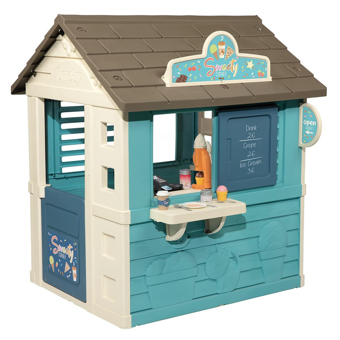 Дитячий будиночок Smoby Sweety Corner для дівчаток з аксесуарами, для вулиці та в приміщенні, з 2 років