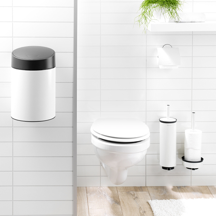 Йоржик для унітазу з тримачем білий Профіль Brabantia