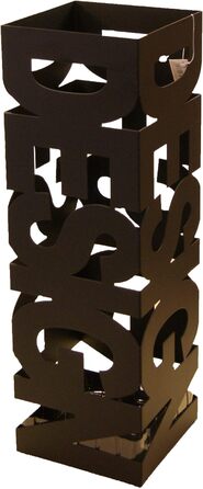 Підставка для парасольок HAKU Möbel, 16x16x48 см, чорна, сучасний дизайн